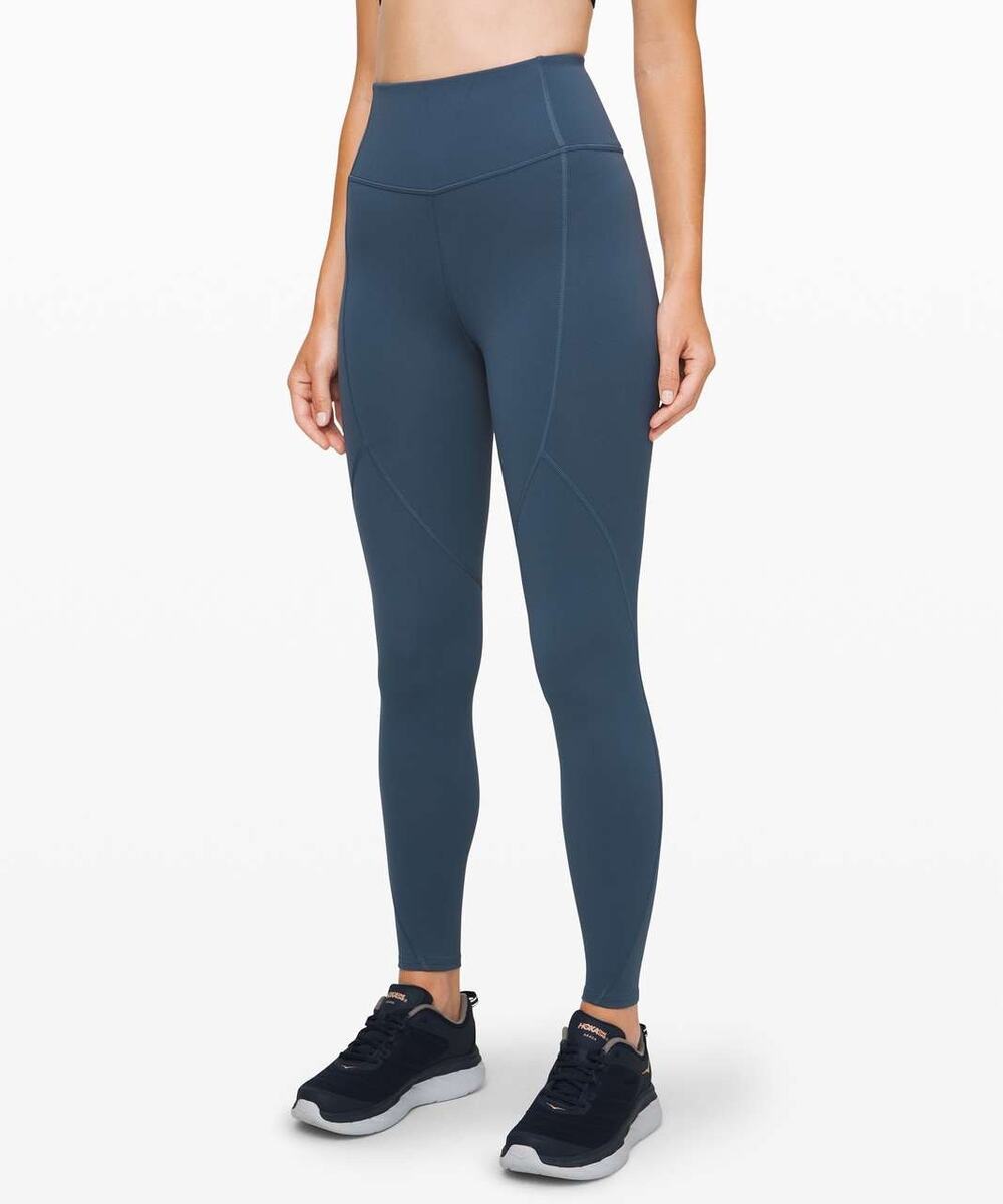 Lululemon To The Beat Tight 24” Code Blue Size 4 Everlux Leggings